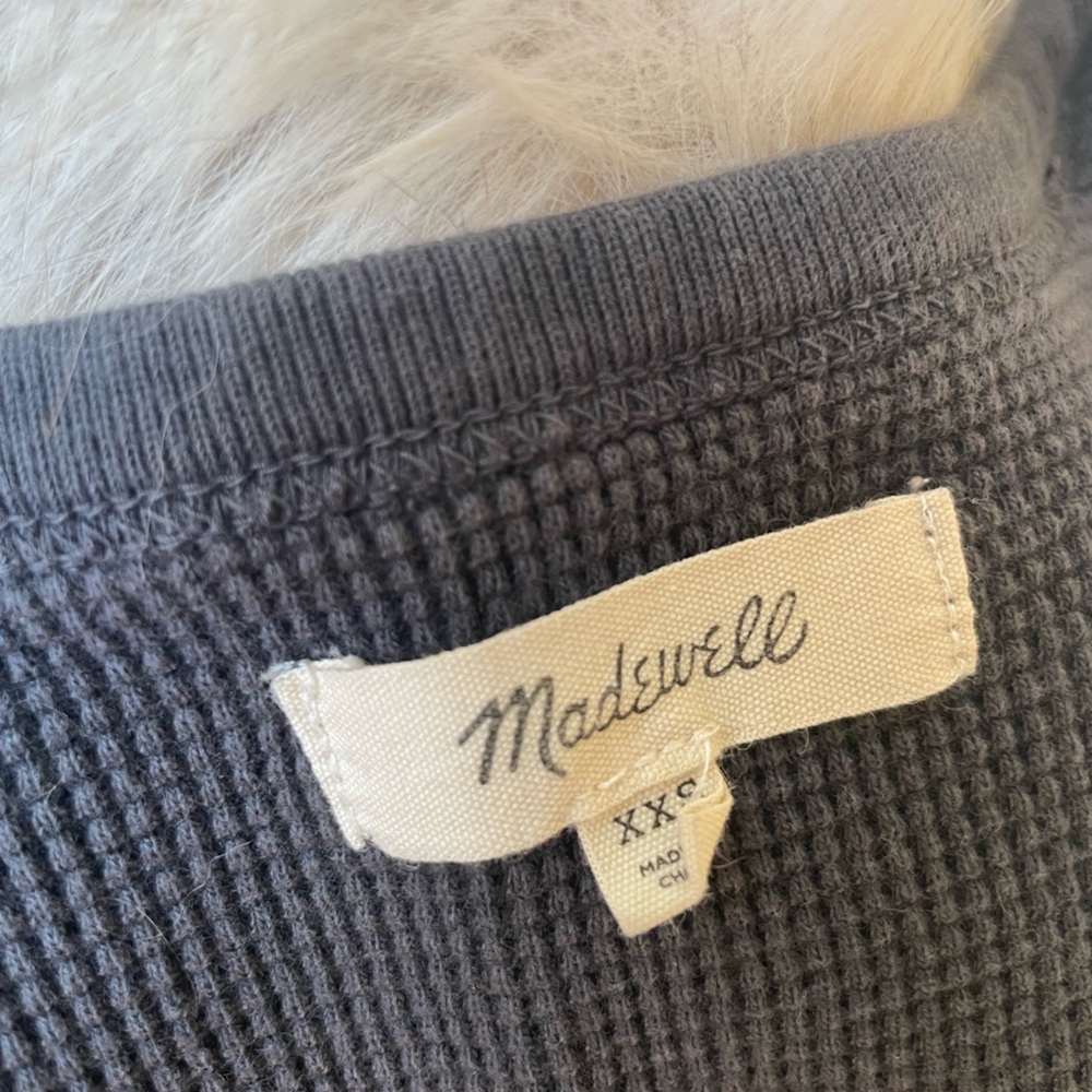Madewell Coal Waffle Knit Tank - Picture 5 of 6